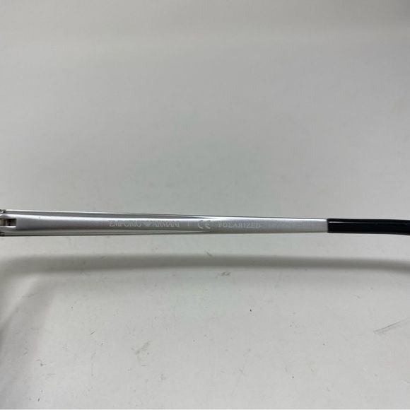 EMPORIO ARMANI POLARIZED SUNGLASSES EA 4023 5017/81 57/17/140 BLACK SILVER GRAY - Picture 10 of 10